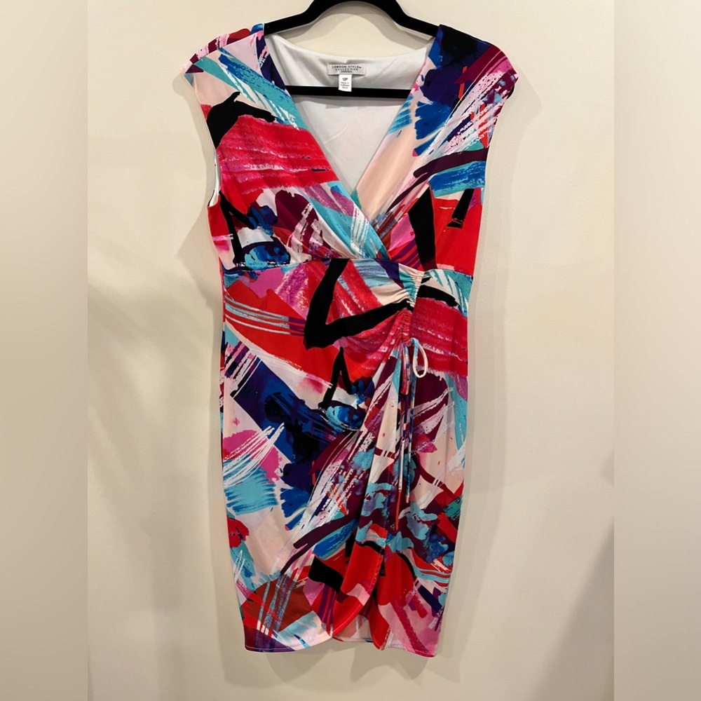 London Style Collection V Neck Dress Size Women’s 12 Petite
